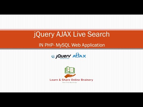 How to Implement Live Search using jQuery AJAX in PHP - MySQL Web Application in Tamil