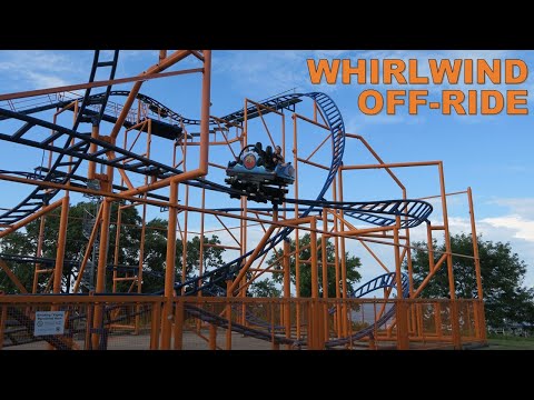 Off-ride footage of a Whirlwind train