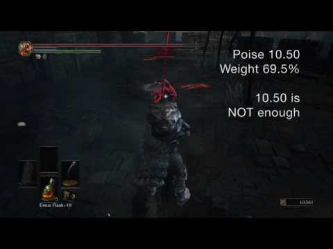 Evidence of POISE in Dark Souls 3?