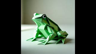 How to Make an Easy Origami Frog - Fun Paper Craft for Kids