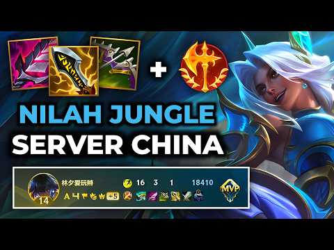 Nilah Wild Rift China - Build Runes Guide Patch 7.0c - Gameplay Nilah Season 20