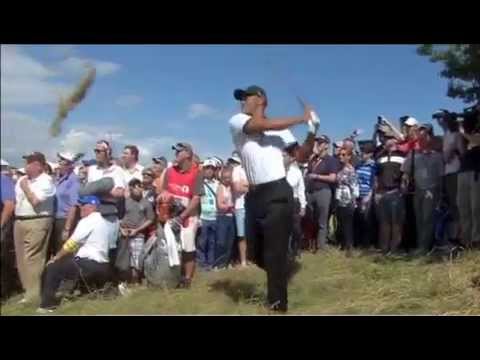 2013 British Open: Tiger's Wild First Hole