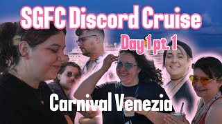 SGFC Cruise Vlog | Carnival Venezia - Day One pt. 1 | 5/4/2025