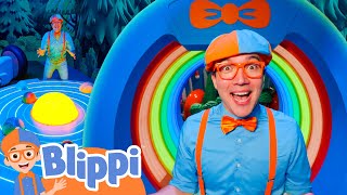 Step into Blippi's Clubhouse | 📖Blippi📖 Moonbug Kids📖 Learning Corner