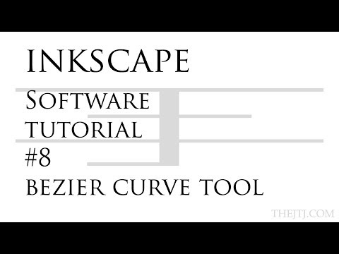 Inkscape Software Tutorial #8 Bezier Curve / Pen Tool