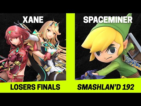 SmashLAN'd 192 Losers Finals - xane (Pyra/Mythra) vs SpaceMiner (Toon Link, Lucina, Young Link)