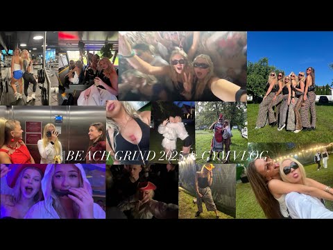 BEACH GRIND 2025 & GYM VLOG