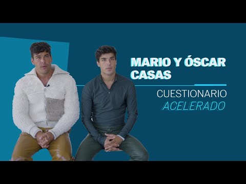 Óscar y Mario Casas: ¿a cuál de los dos le dan fobia las hormigas? | Cuestionario Acelerado