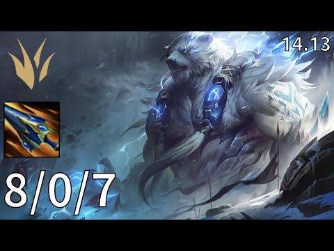 Volibear Jungle vs Nidalee - EUW Master | Patch 14.13