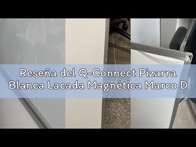 Vídeo relacionado con Rocada | Tablero de Corcho 120 x 90 cm - Marco de Aluminio - Tablón de Anuncios para Oficina, Aula y Pared - Corcho Natural Resistente