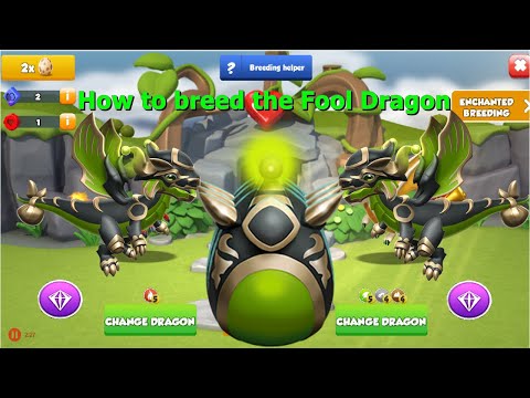 How to Breed The Fool Dragon-Dragon Mania Legends | All Breeding Combination The Fool Dragon | DML