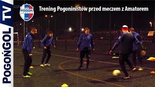 preview picture of video 'Pogoń Lębork trenuje przed meczem z Amatorem Kiełpino'