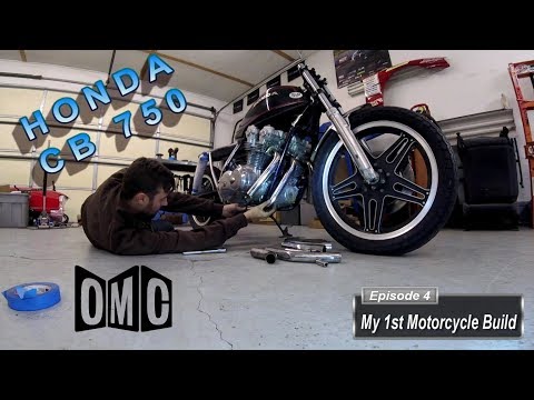 My 1st Motorcycle Build (E4) - Honda CB750 Cafe Racer (seat pan, exhaust)