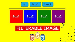 Filterable Image With Html Css And Js_