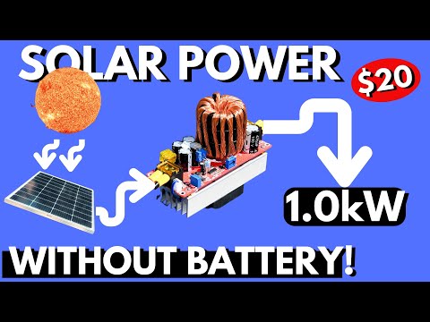Can We Harness Solar DC Power Without Batteries?🤔☀️