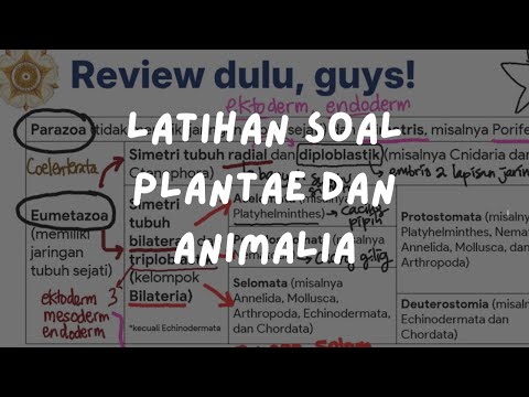 Kelas Inkubasi 012: Biologi - Latihan Soal Plantae dan Animalia