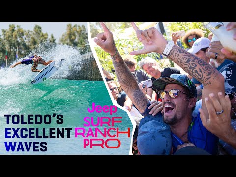 All Of Filipe Toledo's Excellent Waves From The Jeep Surf Ranch Pro presented by Adobe