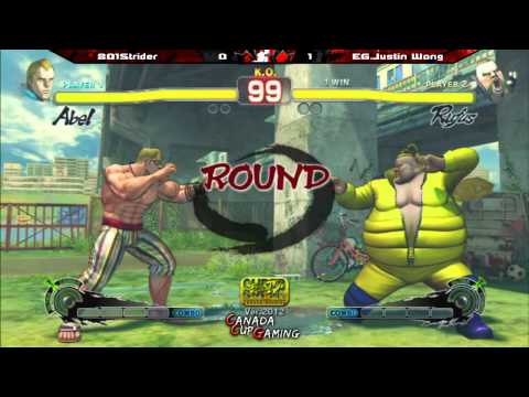 801 Strider vs Justin Wong - Canada Cup Gaming 2012 SFIV