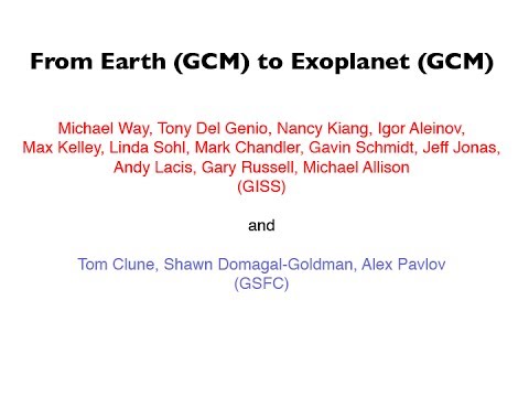 Seminar: Michael Way, 2014-03-12