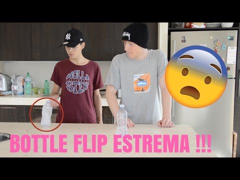 EXTREME WATER BOTTLE FLIP !! ANDREA SANTIN VS IPALBOY !
