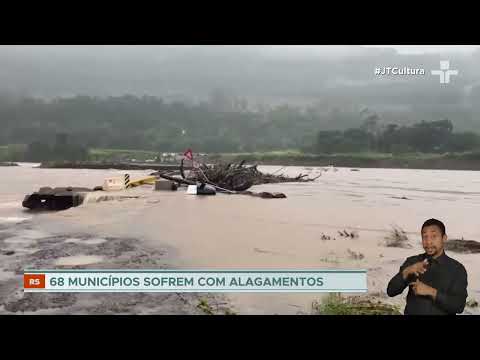 Temporais no RS deixam dois mortos e um desaparecido