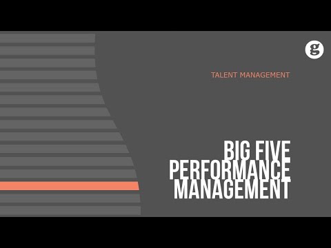 Big Five Performance Managament