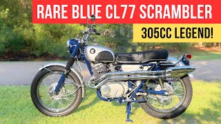 Honda CL77 Scrambler Test Ride – Rare Blue Beauty Runs Again