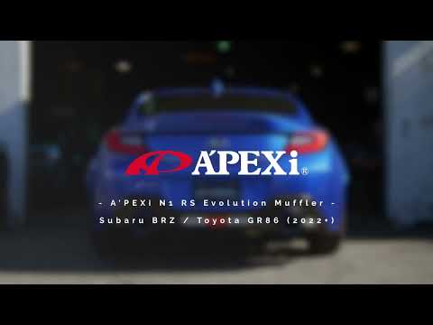 RS Evo Extreme Muffler for 2022+ Toyota GR86 / Subaru BRZ