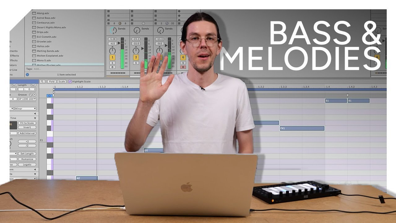 3 tips for better basslines, riffs and sequences in Ableton Live - YouTube