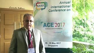 Prof. Hikmat Ali at ACE Conference 2017 by GSTF Singapore