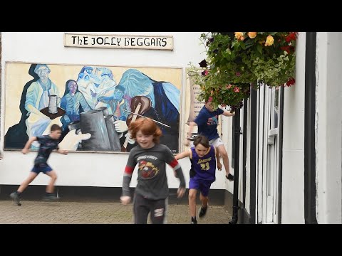 Parkour through Mauchline in East Ayrshire