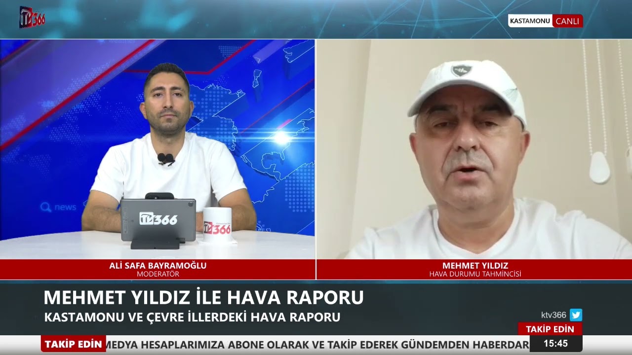 Hava tahmincisi Mehmet Yıldız, Kastamonu'yu değerlendirdi