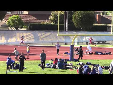 JVG 400m vs FV 3-27-14 - Los Alamitos Girls