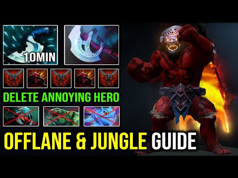 NEW PRO OFFLANE AXE GUIDE 10Min Blink Dagger Counter Every Annoying Hero with Mana Style DotA 2
