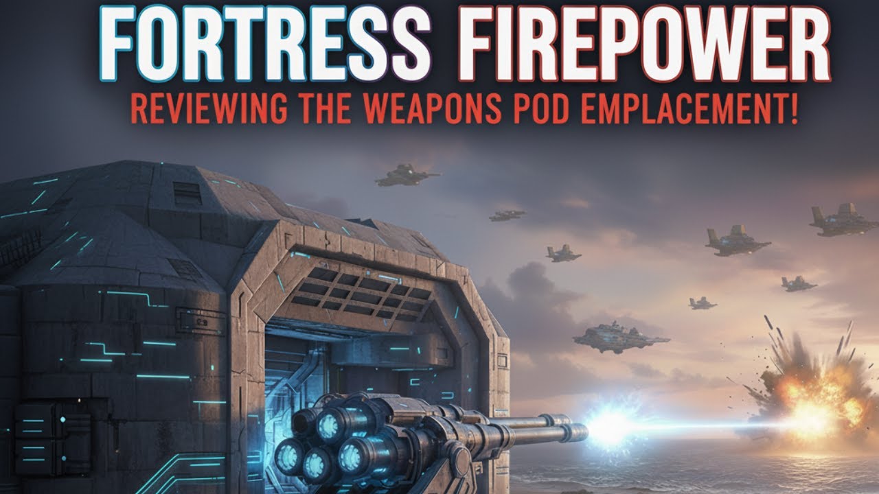 Fortress Firepower: Reviewing the Weapons Pod Emplacement!