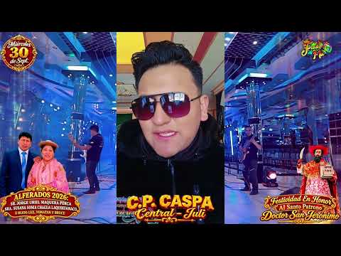 Invitación a la Fiesta de San Jeronimo C.P. Caspa Central Juli 2026