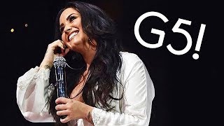 All Demi Lovato&#39;s &#39;Cry Baby&#39; G5 HIGH NOTE Live Attempts!