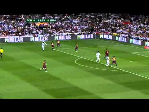 Real Madrid's Back Four Vs Barcelona CDR Final First Half