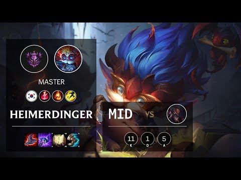 Heimerdinger Mid vs Lucian - KR Master Patch 10.10