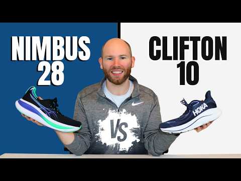 ASICS Nimbus 28 vs Hoka Clifton 10 – They Feel Completely Different