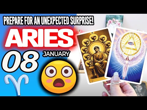 Aries ♈😲PREPARE FOR AN UNEXPECTED SURPRISE❗🎁 horoscope for today JANUARY 8 2026 ♈ #aries tarot