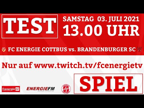 Testspiel FC Energie Cottbus vs Brandenburger SC Süd am 03.07.2021