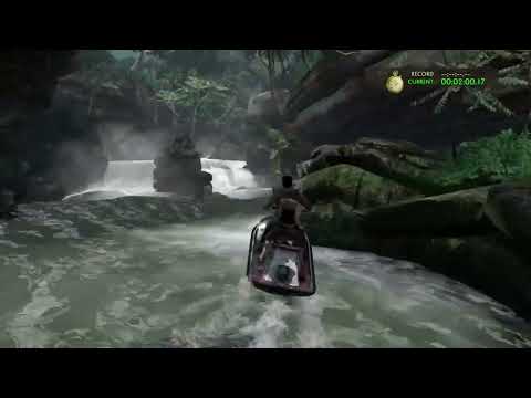Uncharted 1 Beat Ch 12- Heading Upriver in less than 5 min Trophy[Up a Short Creek Without a Paddle]