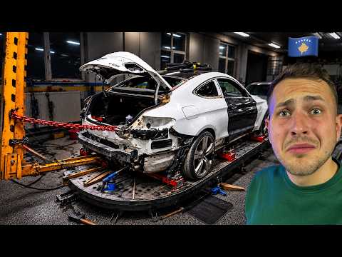 Mein UNFALL-AMG muss im Kosovo auf die RICHTBANK !
