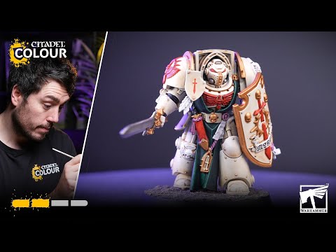 How to Paint a Dark Angels Deathwing Terminator in 10 Paints | Intermediate Level | Warhammer 40,000