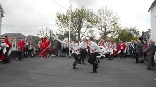 preview picture of video 'Cardiff Morris dance Young Collins on their Valley's Tour, 26th April 2014.'