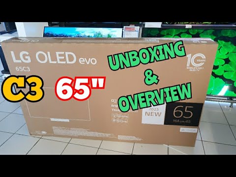 LG OLED evo C3 65" 4K Smart TV (2023) | Unboxing Overview!💯🔥