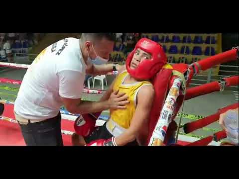 JOSTIN SOMARRIBA VS WISTON CERDA,100 LBS, NICABOXING, TEAM WISTON LOPEZ  19 DIC 2021. GIMN NICARAO.