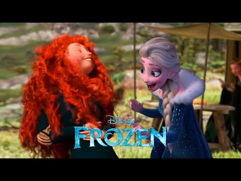 Elsa and Merida prepare to be Queens | Frozen 3 [ Brave Fanmade Scene 2022]