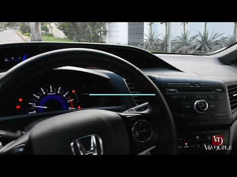 Honda Civic Azul Lxr  2.0 Flex (Official Via Dupla)